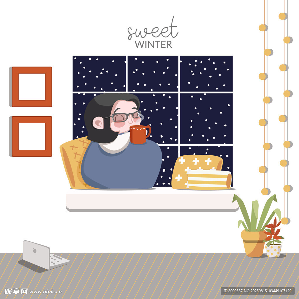 窗邊夜讀的溫馨時(shí)刻