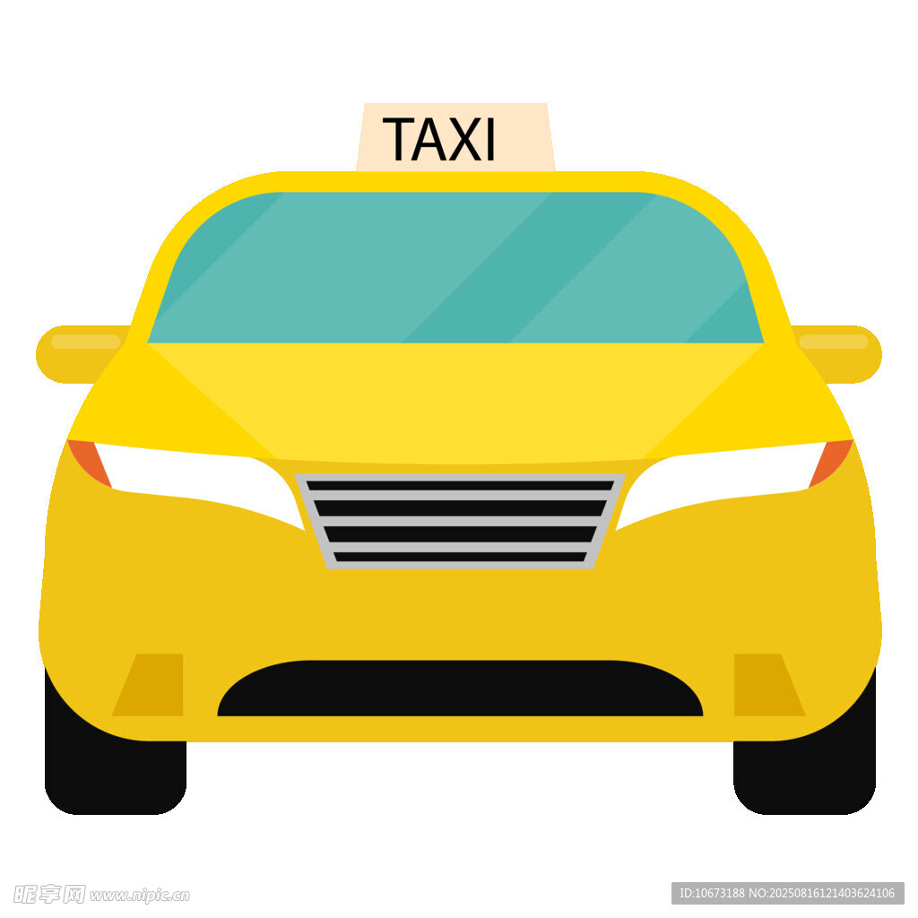 黃色出租車圖標(biāo)