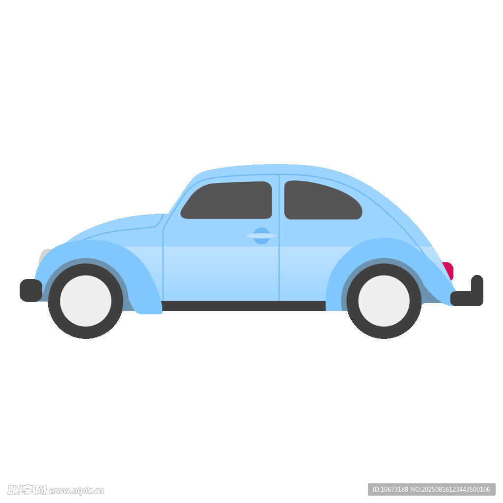 藍(lán)色復(fù)古甲殼蟲(chóng)汽車