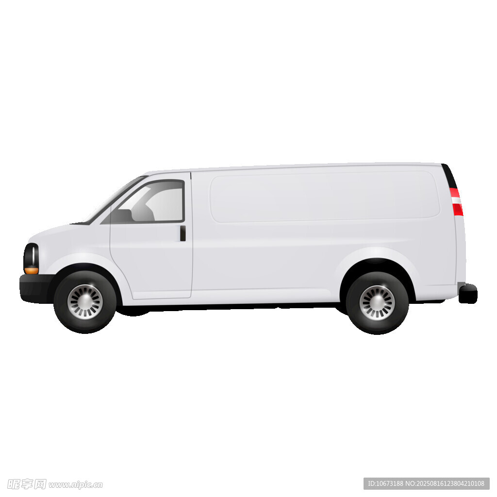 白色廂式貨車展示