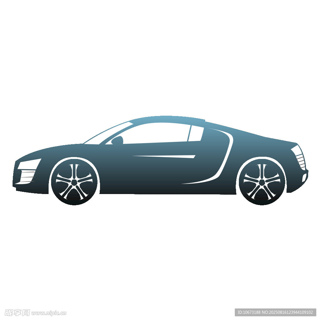 時(shí)尚流線型跑車外觀設(shè)計(jì)