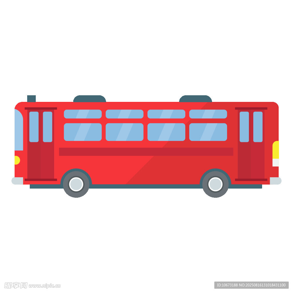 紅色復古公交車