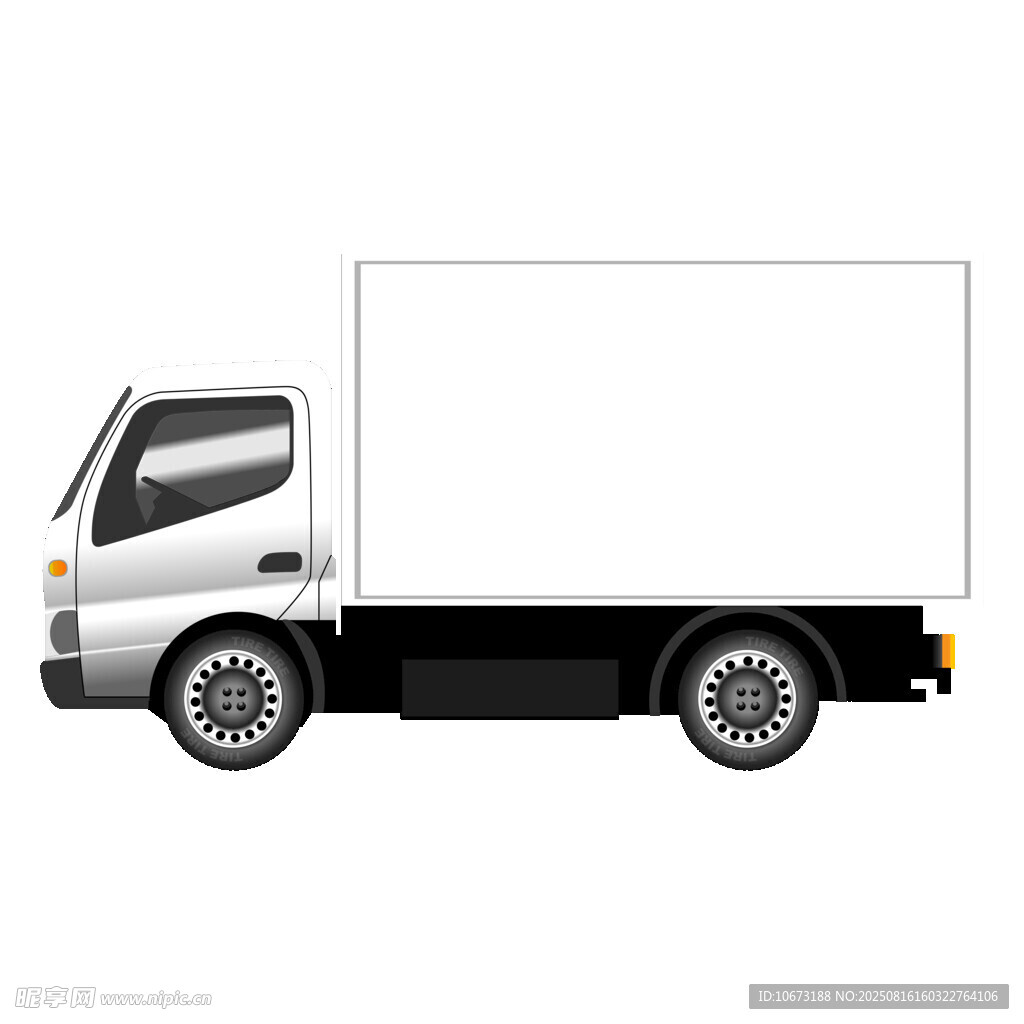 白色廂式貨車
