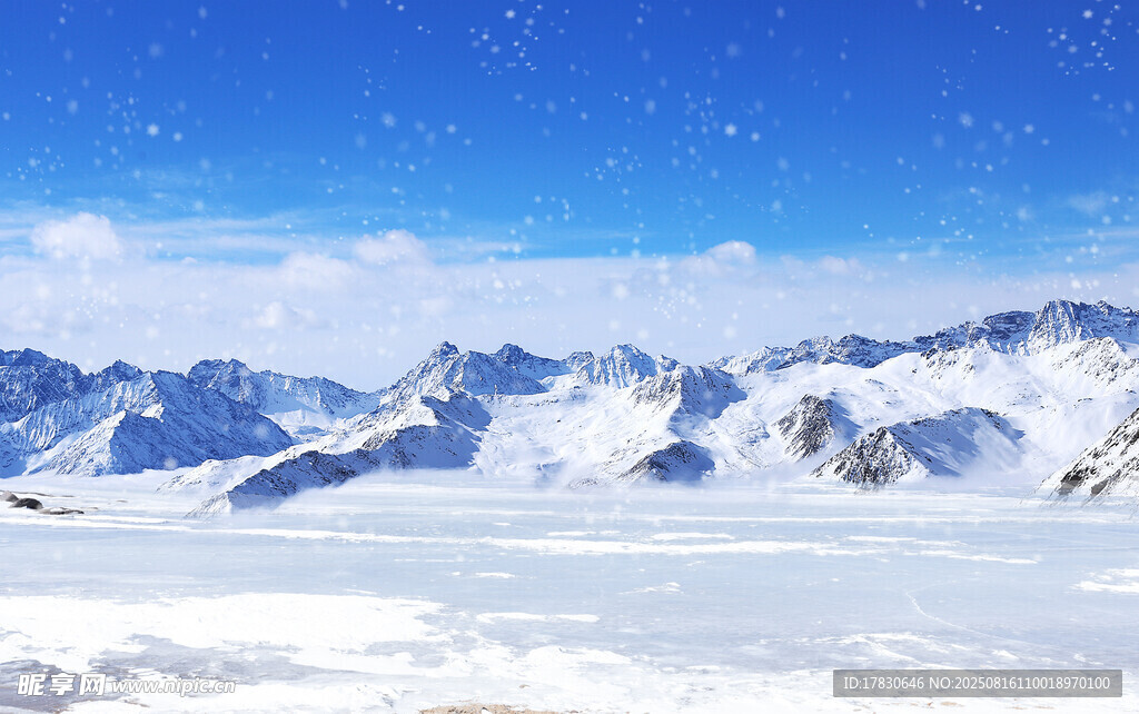 壯麗雪山雪景風(fēng)光