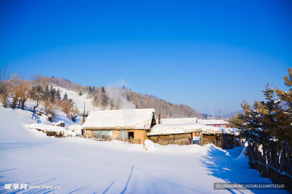 冬日雪鄉(xiāng)美景