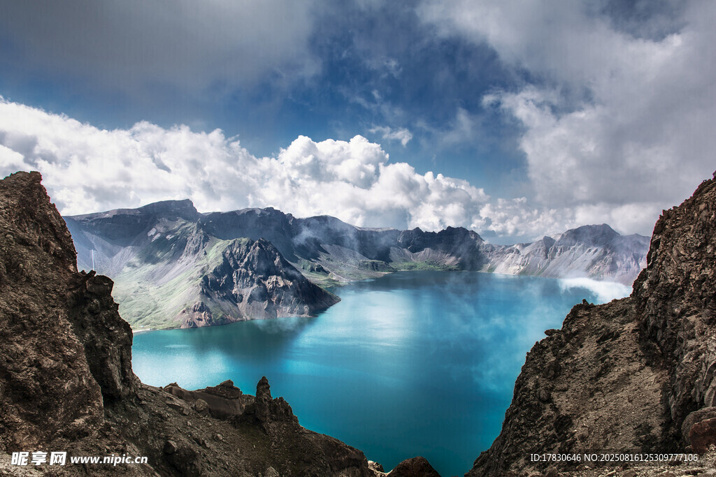 長白山天池風景