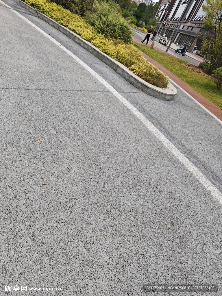 城市道路路面及路邊景觀