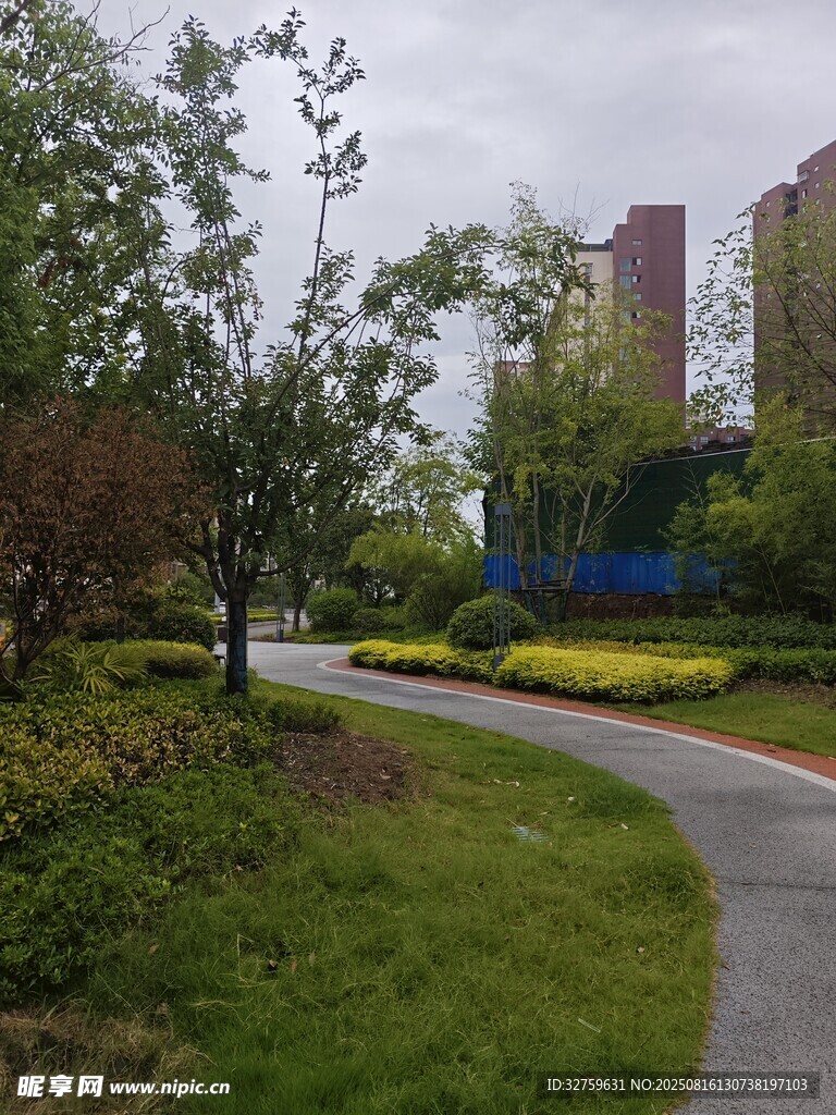 城市中的幽靜綠意小道
