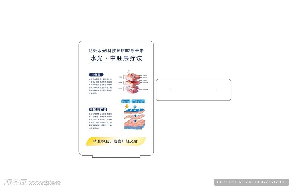 護(hù)膚對比展示圖