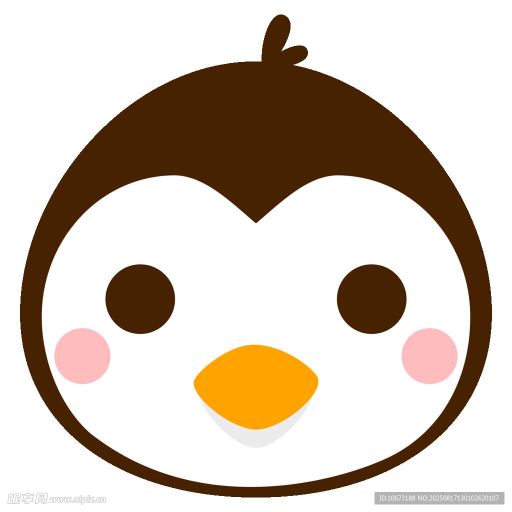 可愛卡通小企鵝頭像