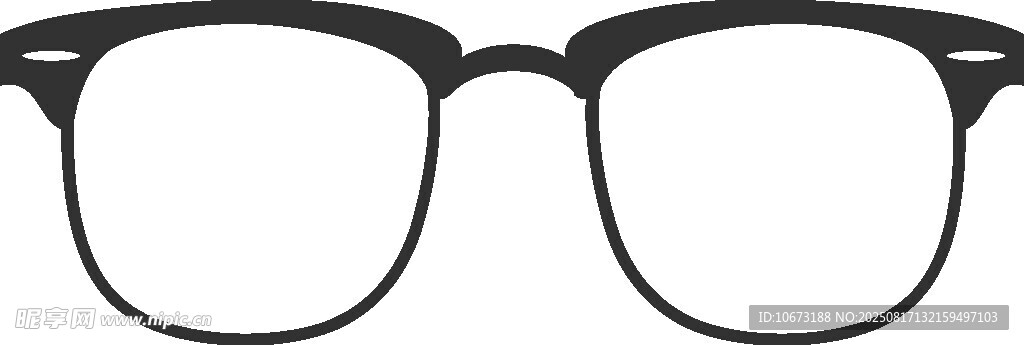 簡(jiǎn)約黑色框架眼鏡