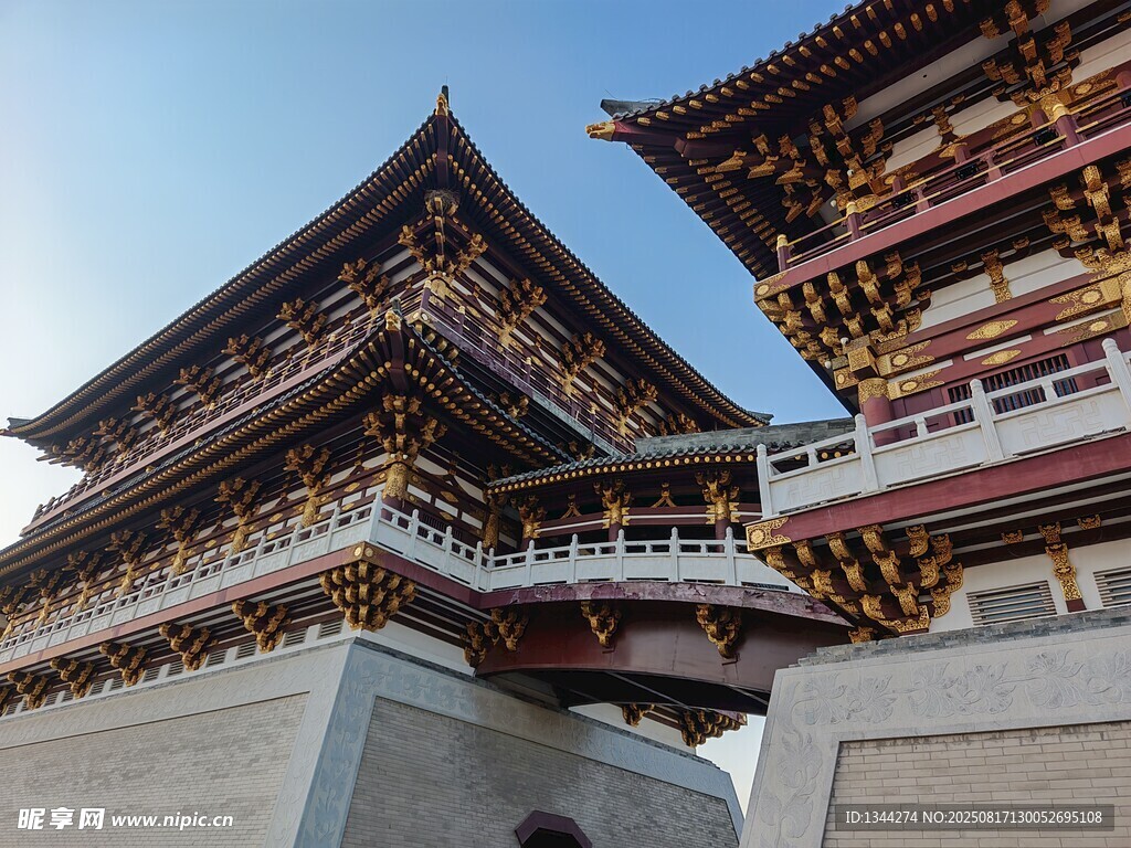 中式古建筑一角