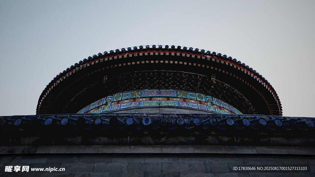 天壇建筑頂部特寫