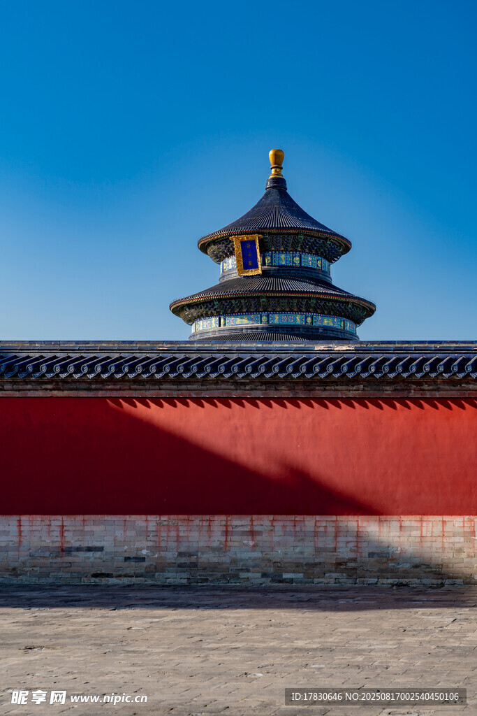 天壇紅墻下的古典建筑風(fēng)采