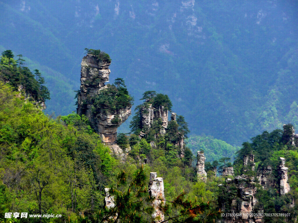 張家界奇峰異石美景