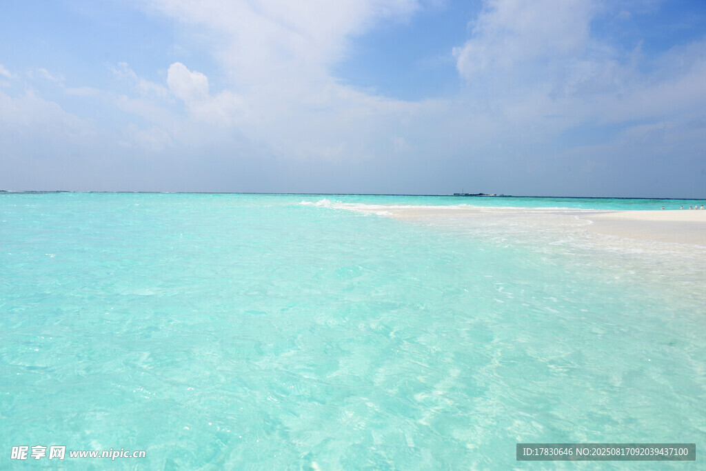 夢(mèng)幻藍(lán)白海島美景