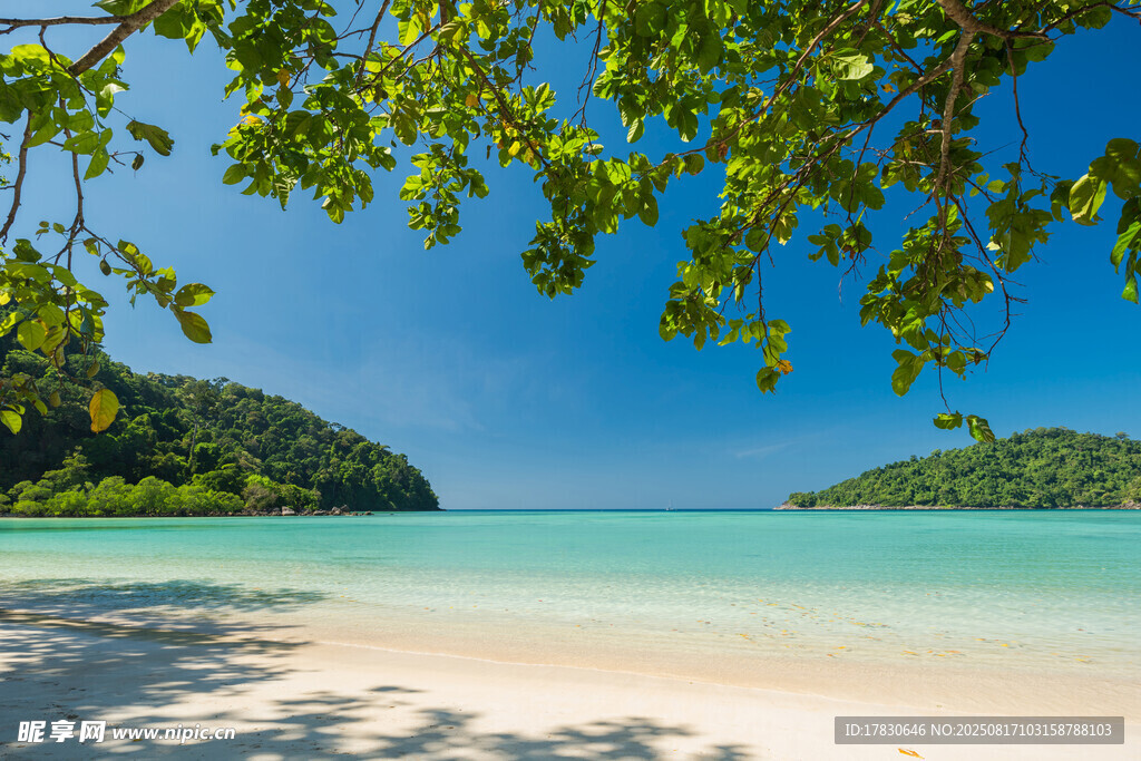 美麗海島沙灘海景風光
