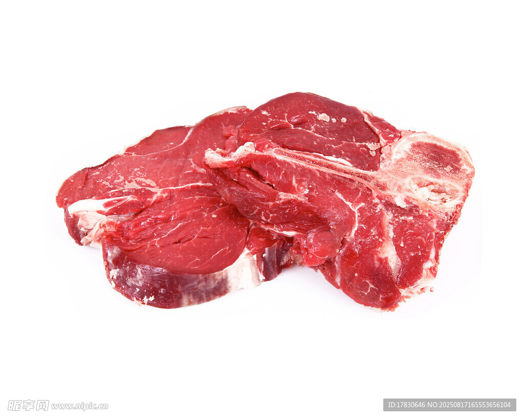 新鮮生牛肉牛排肉塊