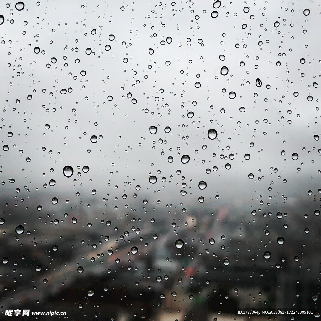 雨中窗景