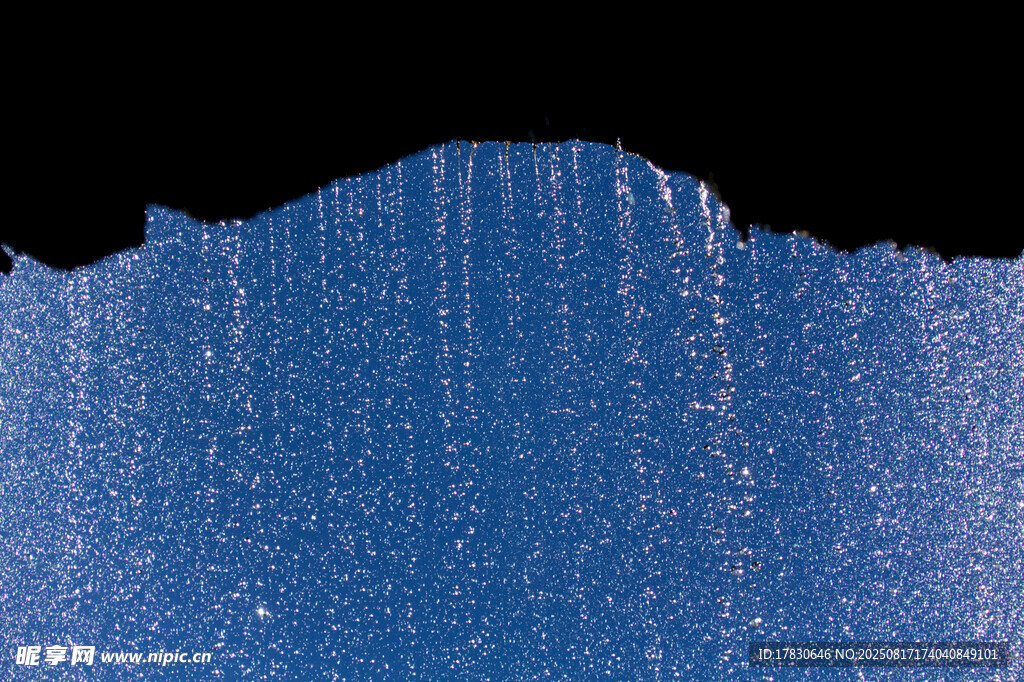 藍(lán)色水滴瀑布景觀