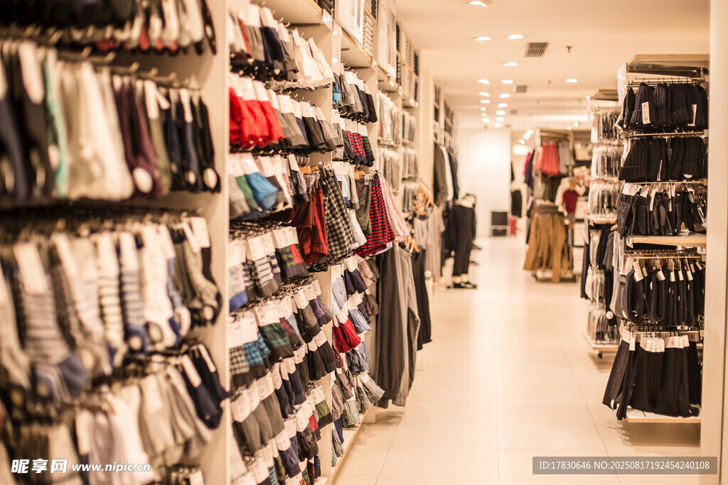 時(shí)尚服飾店內(nèi)景展示