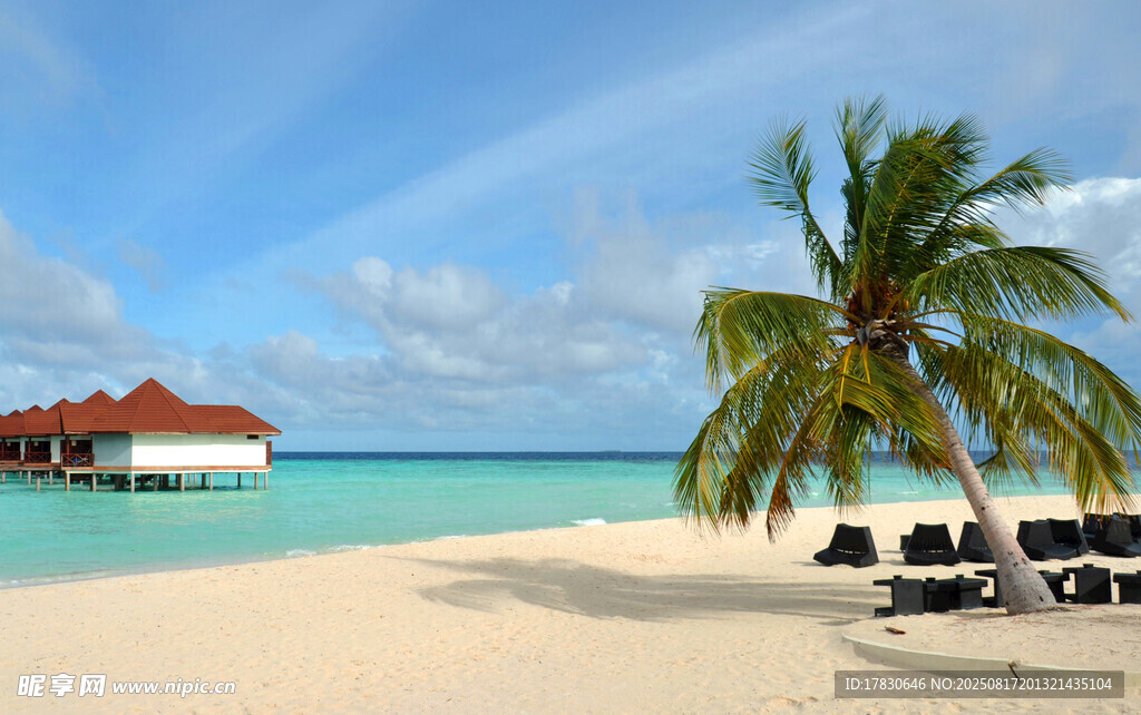 熱帶海灘美景