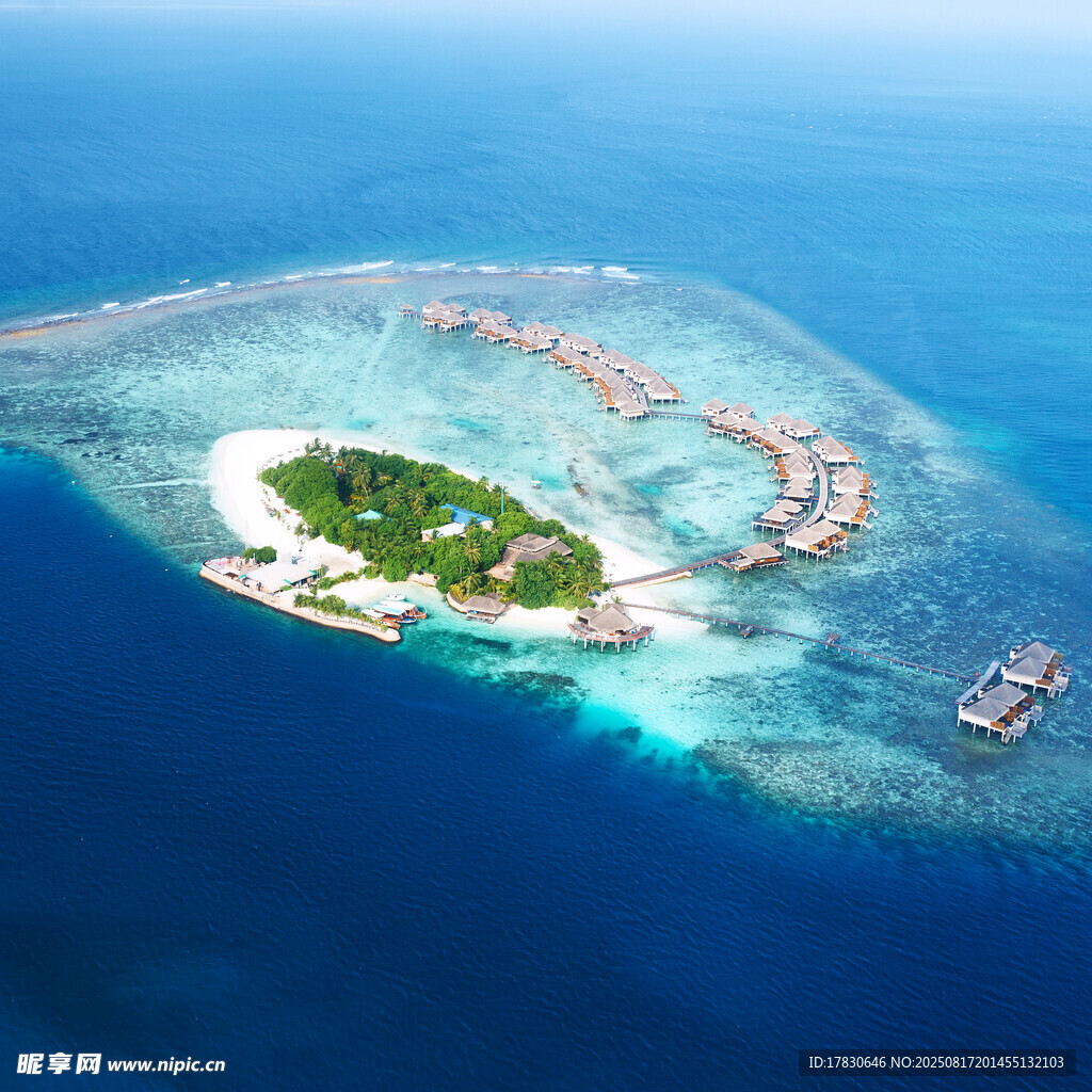 美麗海上度假小島