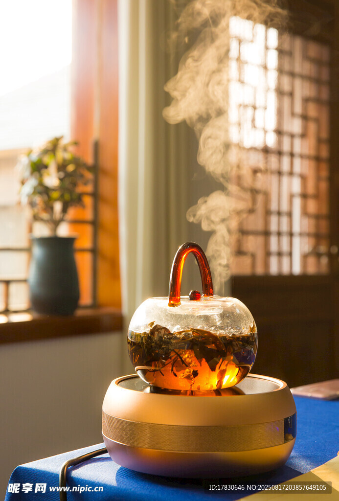 日式炭火煮茶場(chǎng)景