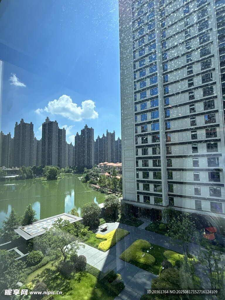 高層景觀視野下的城市風光