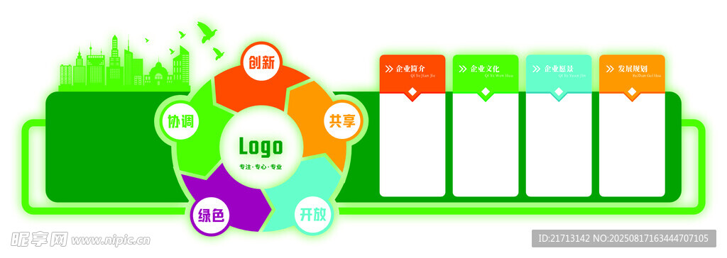 企業(yè)文化設(shè)計(jì)模版
