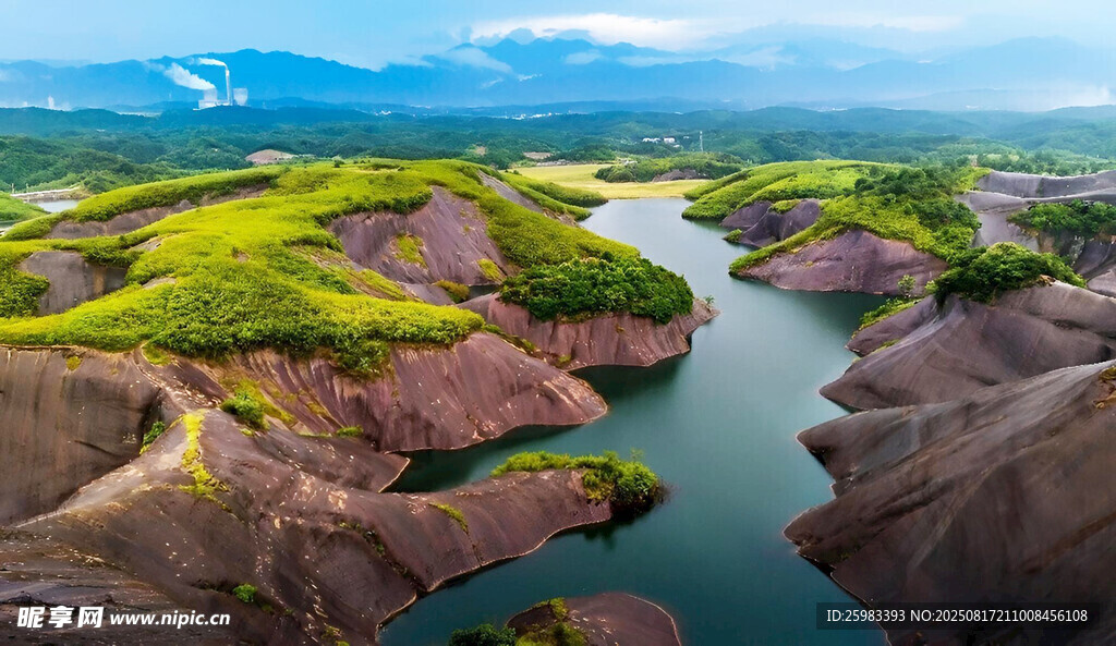 河谷河流