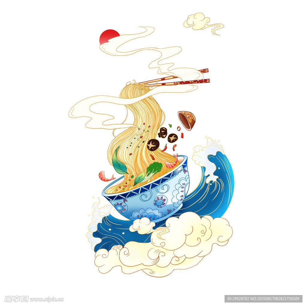 卡通面條