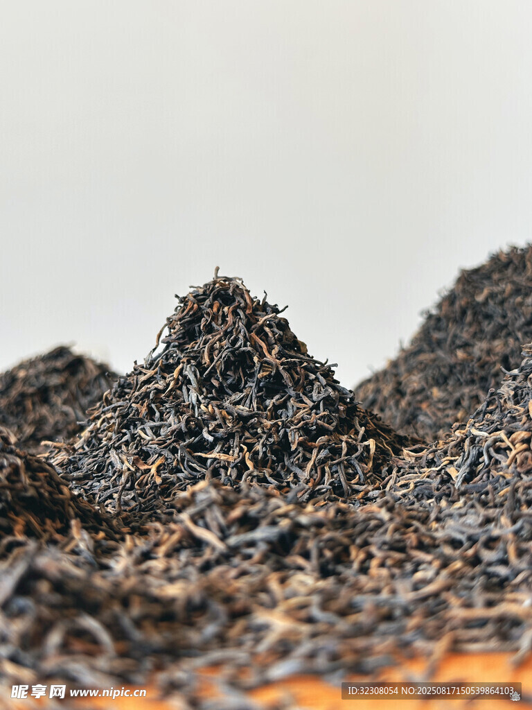 茶葉堆成的小山景觀