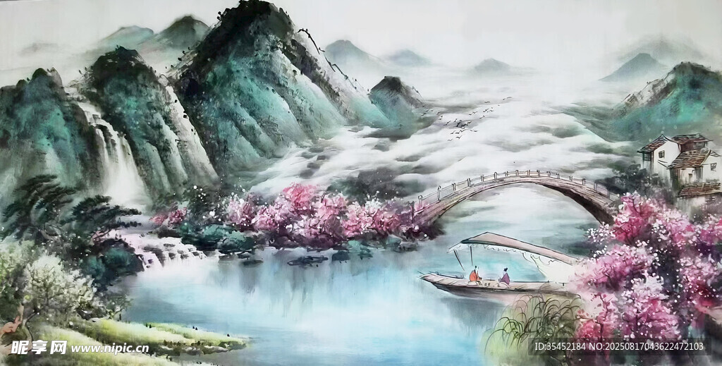 春滿鄉(xiāng)村圖