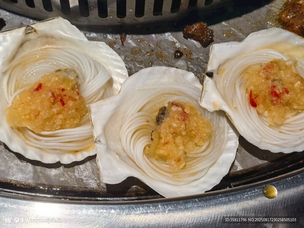 蒜蓉烤扇貝