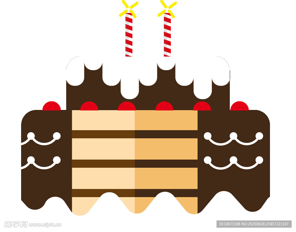 美味巧克力生日蛋糕