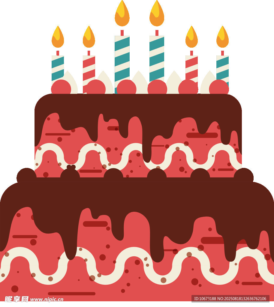 雙層巧克力生日蛋糕