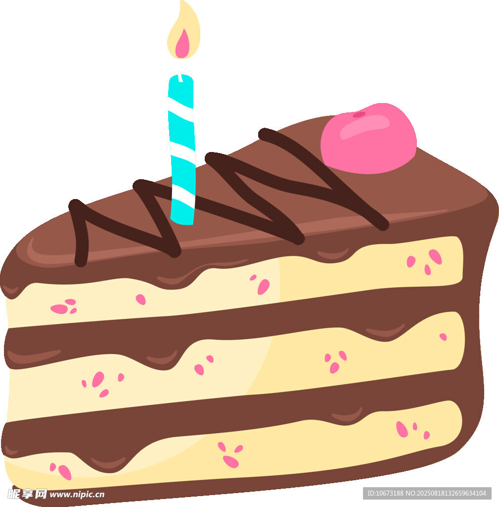 美味巧克力夾心生日蛋糕