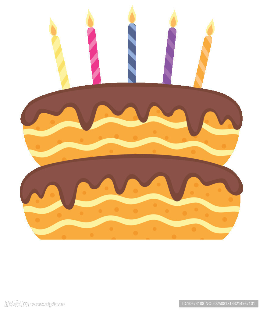 雙層巧克力生日蛋糕