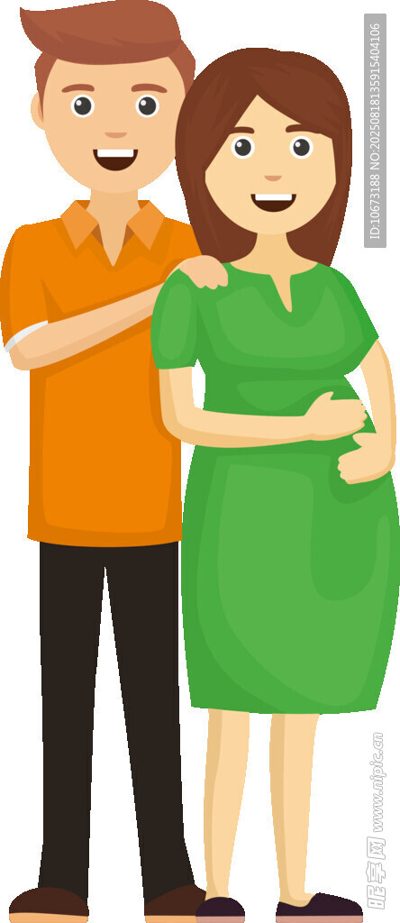幸福的夫妻二人