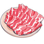 插畫牛肉