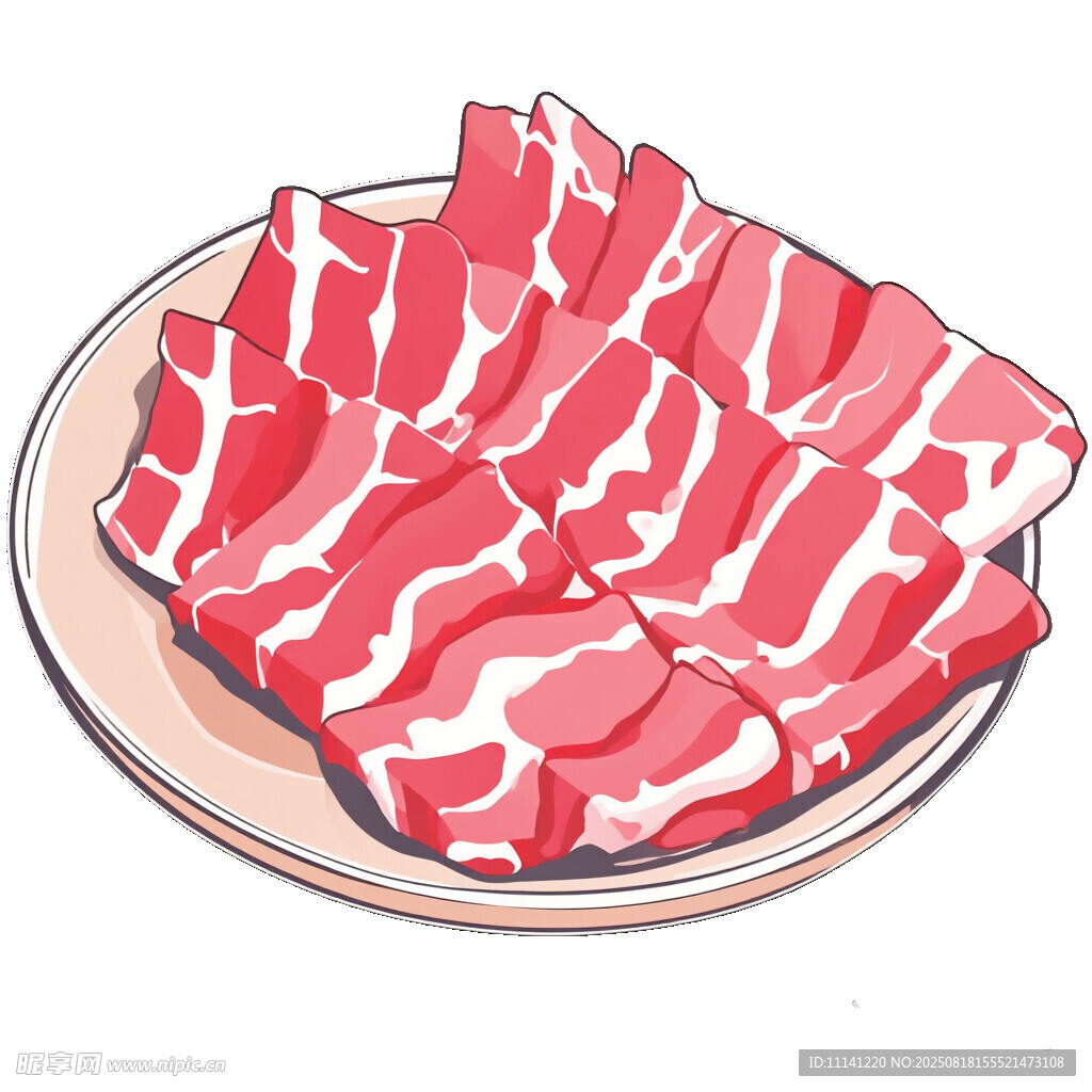 插畫牛肉