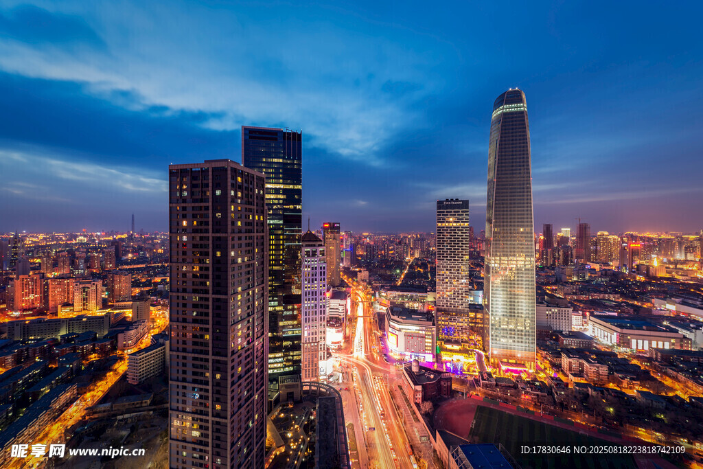 都市璀璨夜景