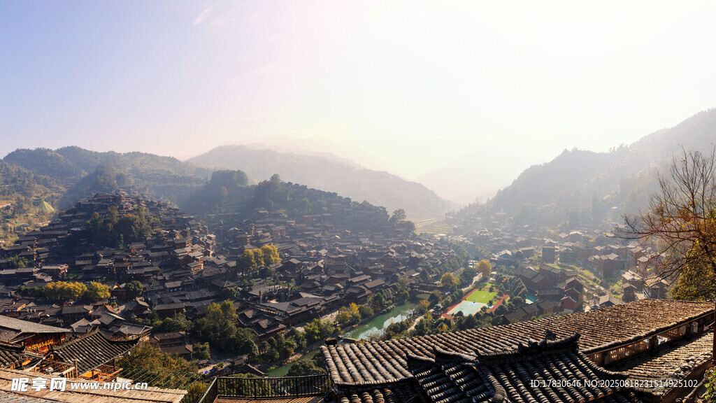 山村美景如畫