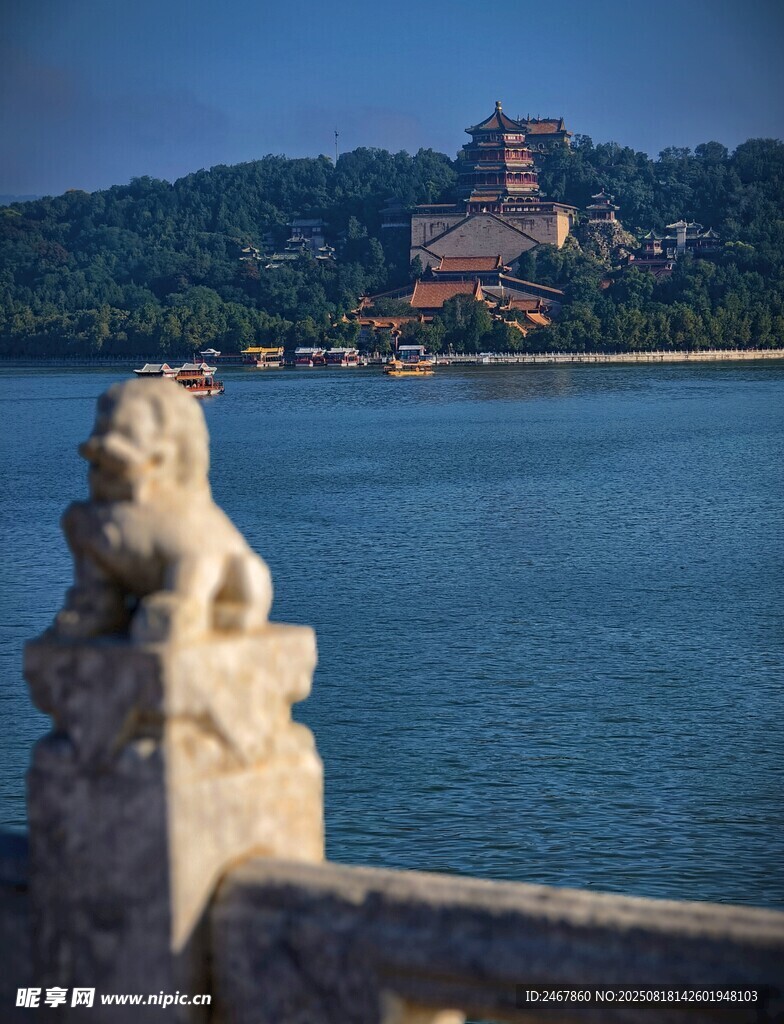頤和園湖畔景致