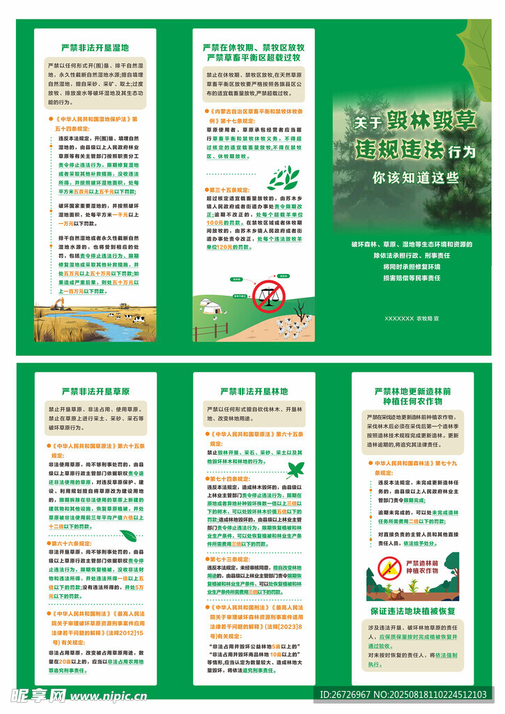 毀林毀草違規(guī)行為