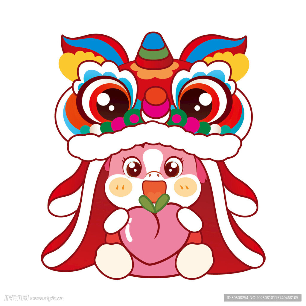 萌趣舞獅小馬形象設(shè)計(jì)
