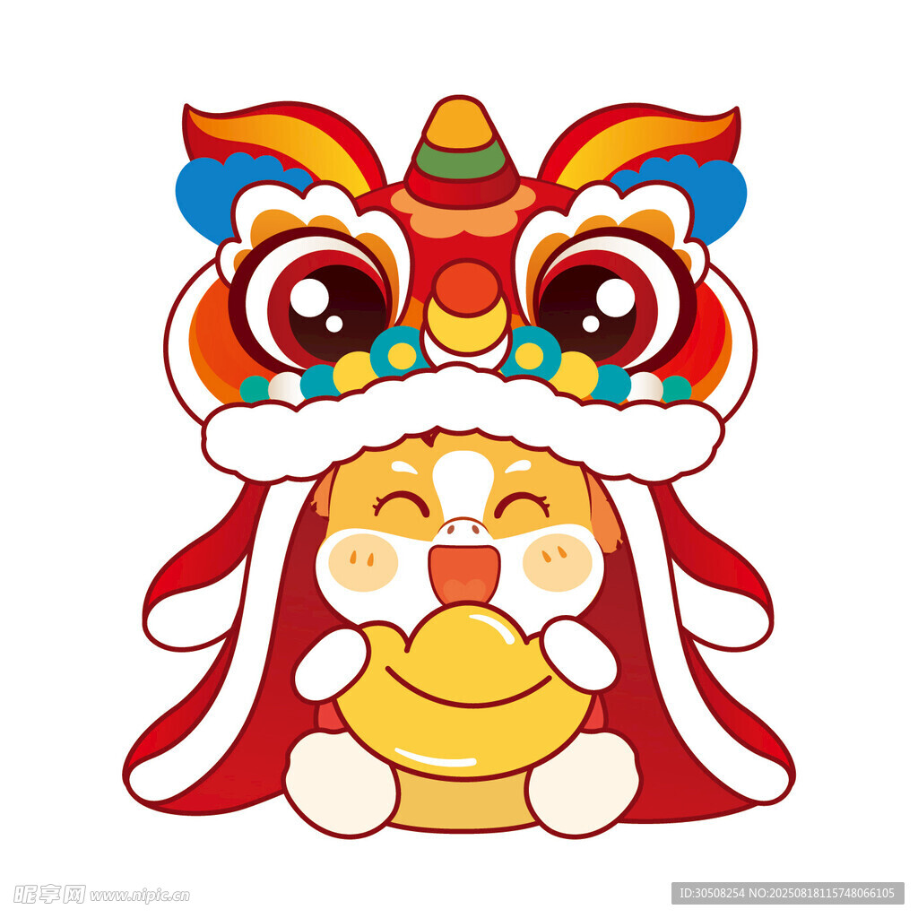 舞獅萌馬賀歲