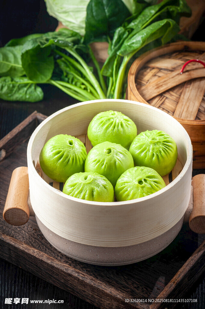 波菜包 包子