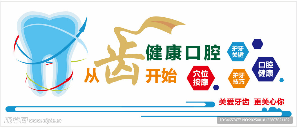 健康口腔宣傳海報
